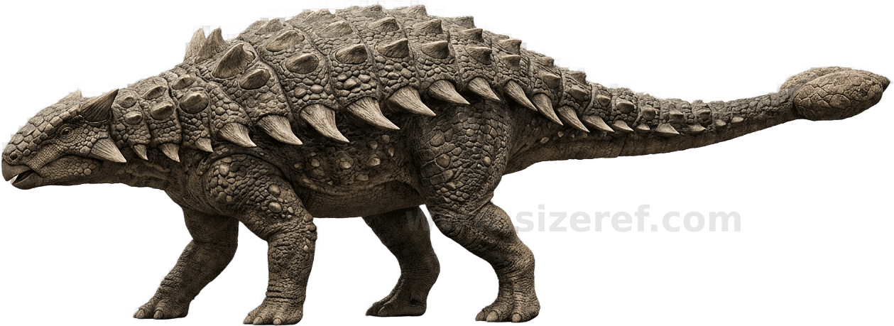 Ankylosaurus size