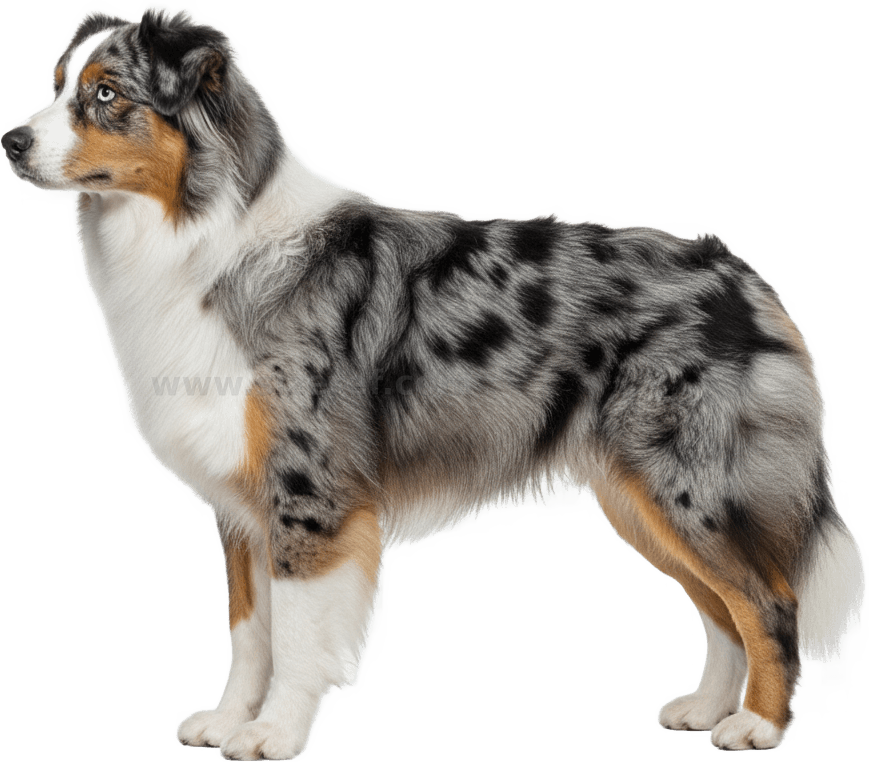 Australian Shepherd scientific diagram preview