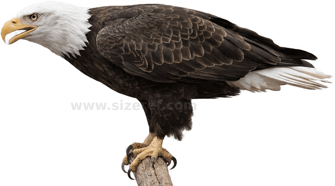 Bald Eagle size - 90.0 cm dimensions