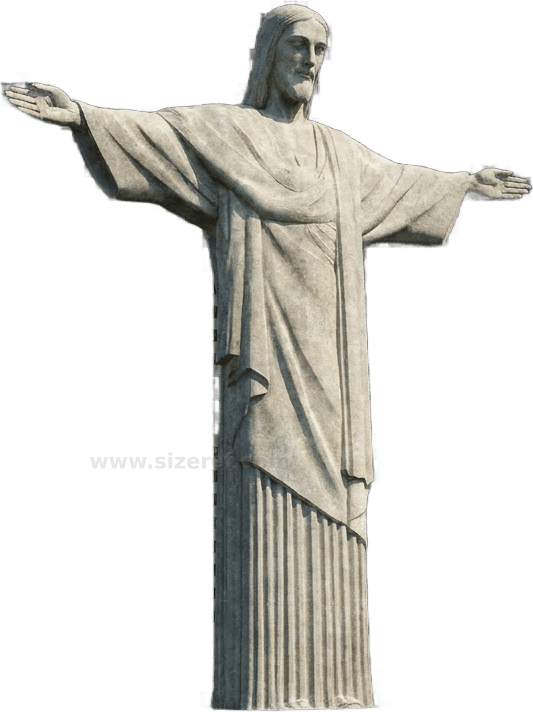 Christ the Redeemer size