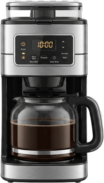 Coffee Maker size - 35.0 cm dimensions