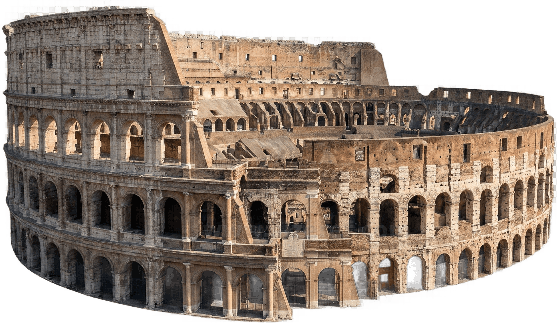 Colosseum size - 48.00 m dimensions