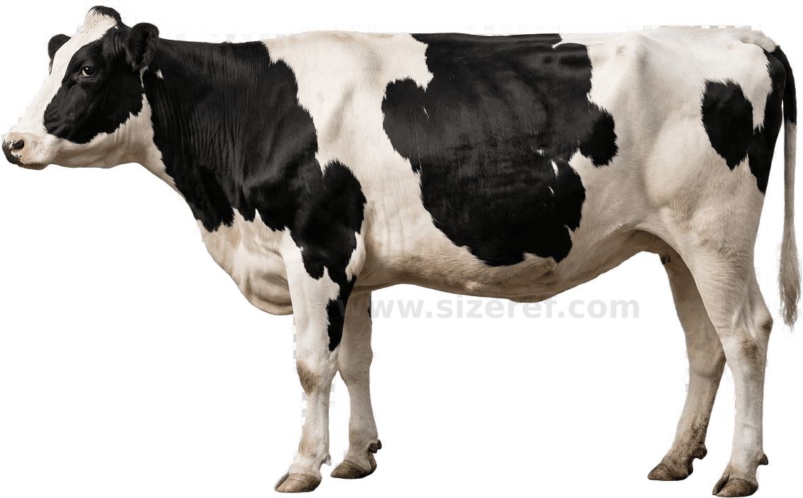 Cow size - 1.50 m dimensions