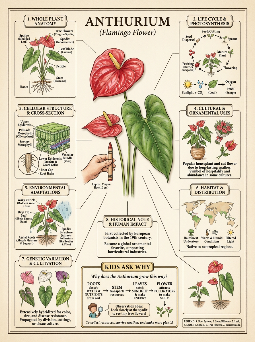 Anthurium reviewed scientific diagram
