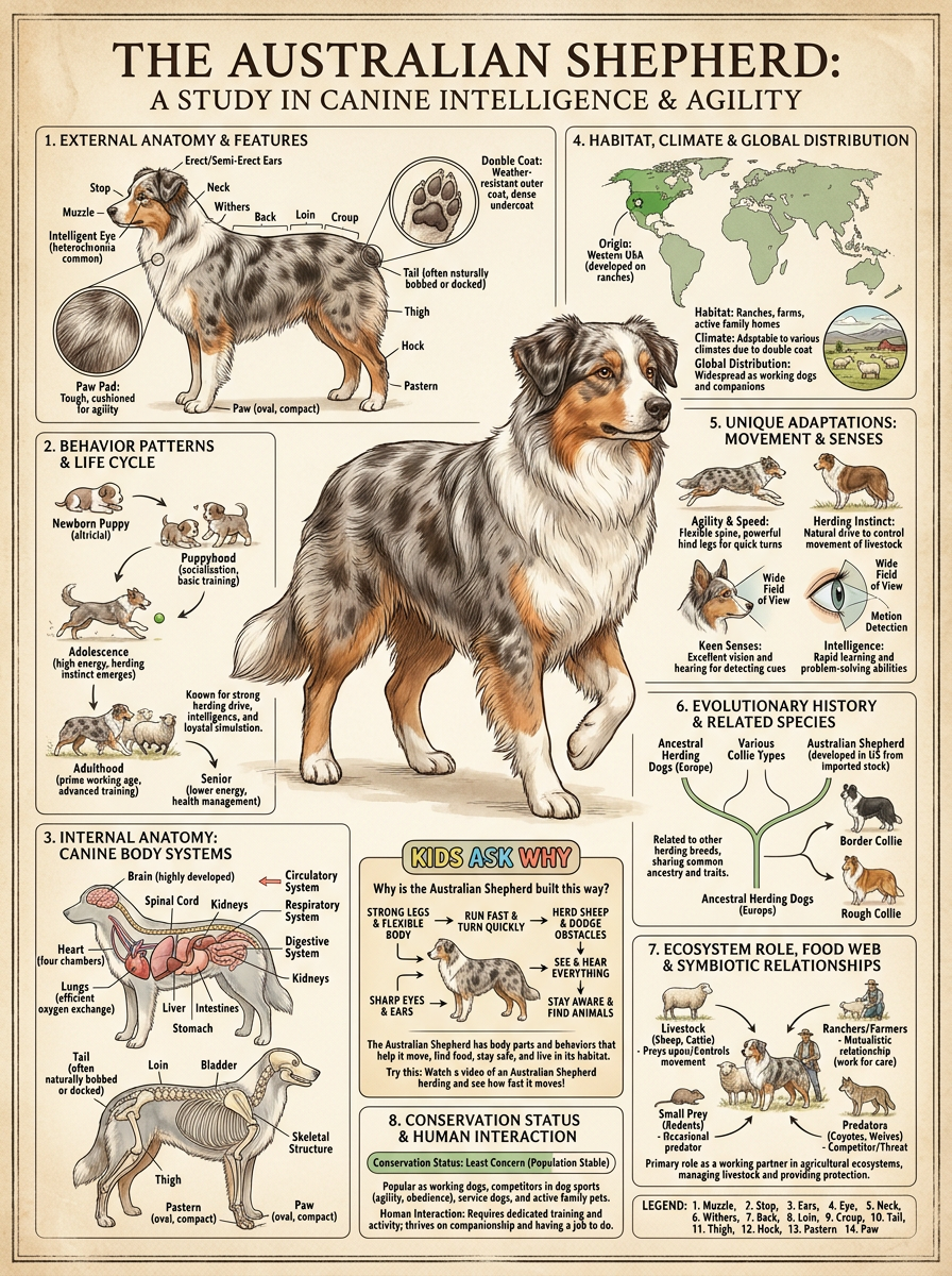 Australian Shepherd reviewed scientific diagram