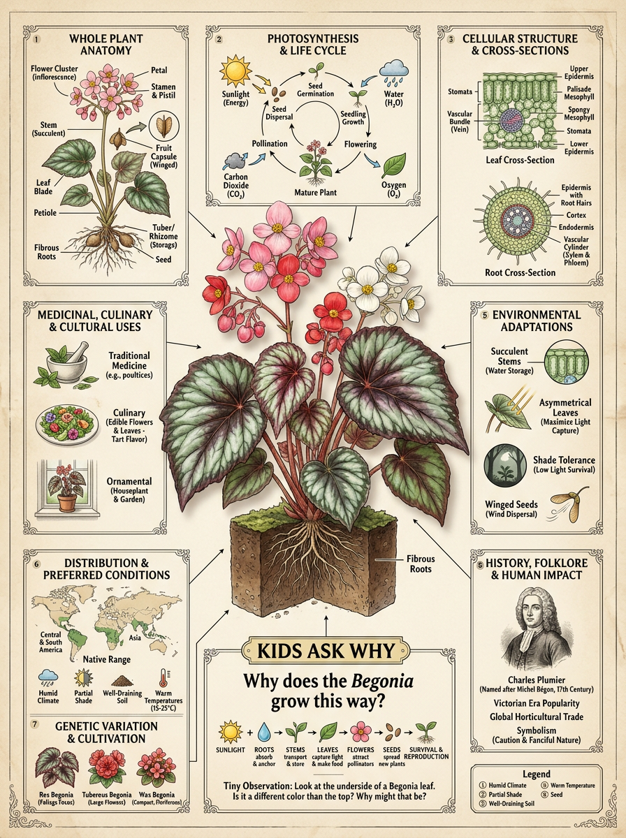 Begonia reviewed scientific diagram