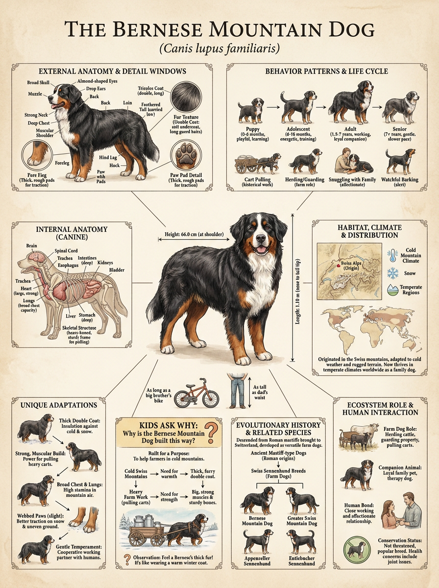 Bernese Mountain Dog reviewed scientific diagram