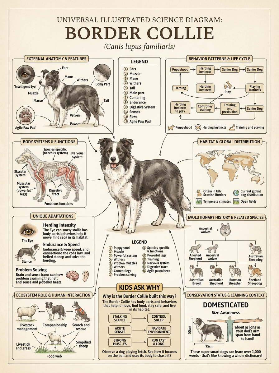 Border Collie reviewed scientific diagram