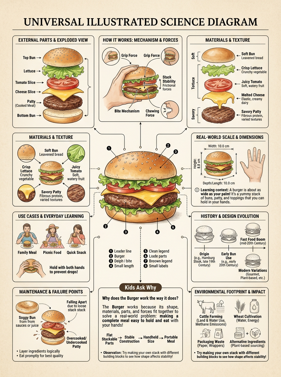 Burger reviewed scientific diagram