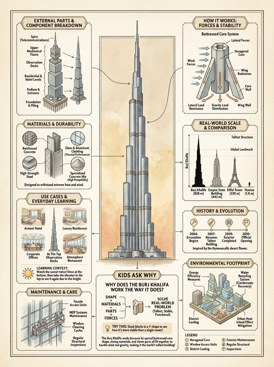 Burj Khalifa reviewed scientific diagram