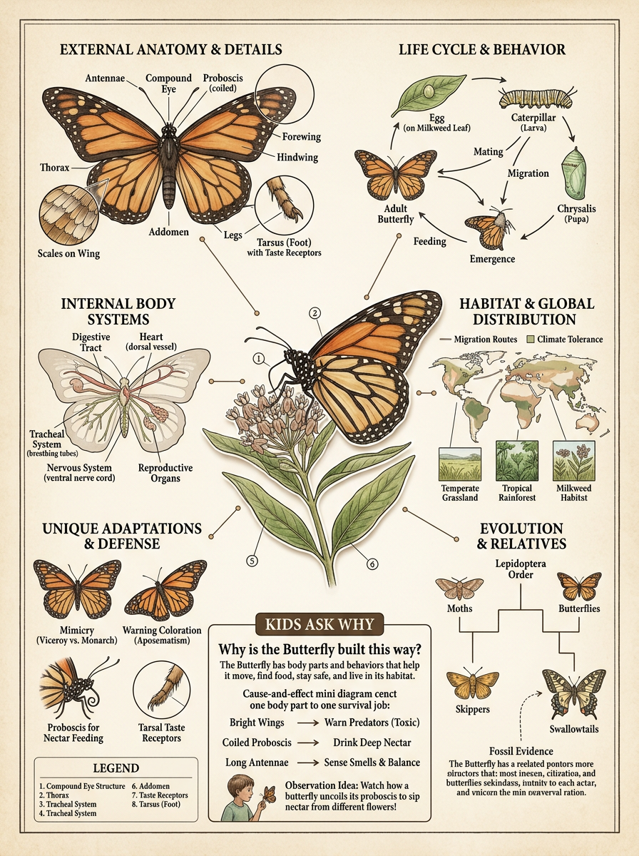 Butterfly reviewed scientific diagram