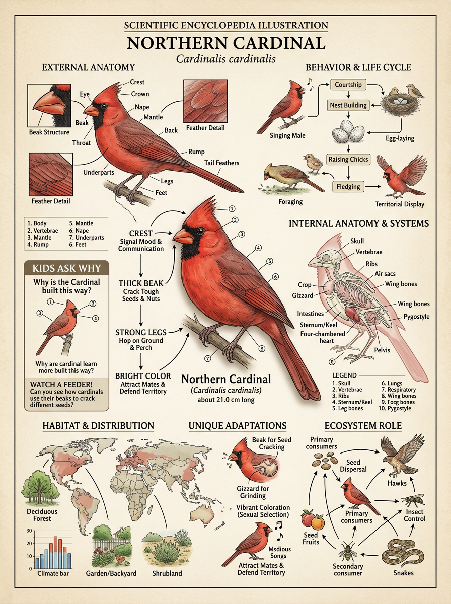Cardinal reviewed scientific diagram