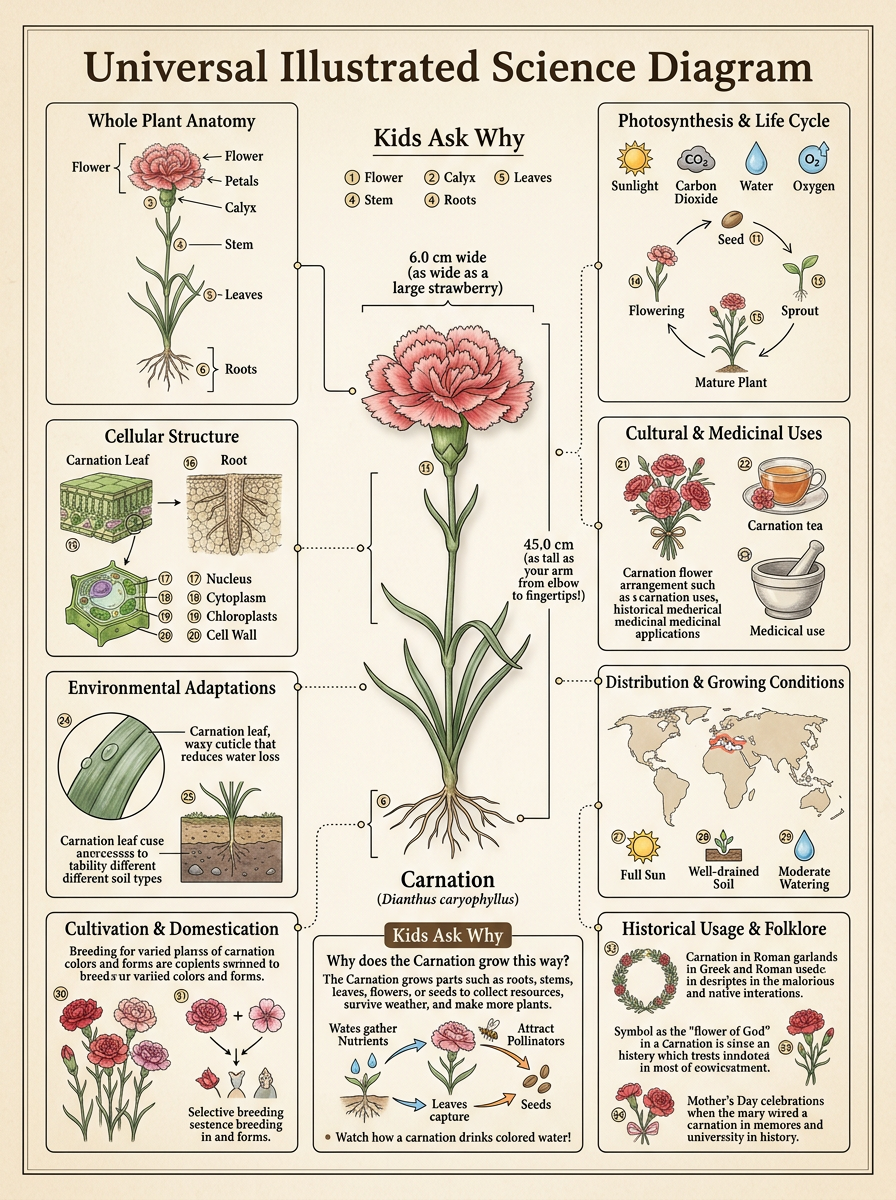 Carnation reviewed scientific diagram