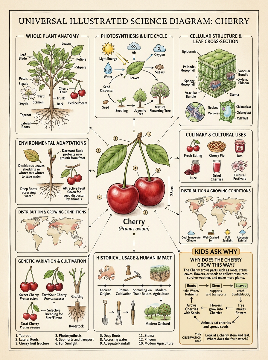 Cherry reviewed scientific diagram