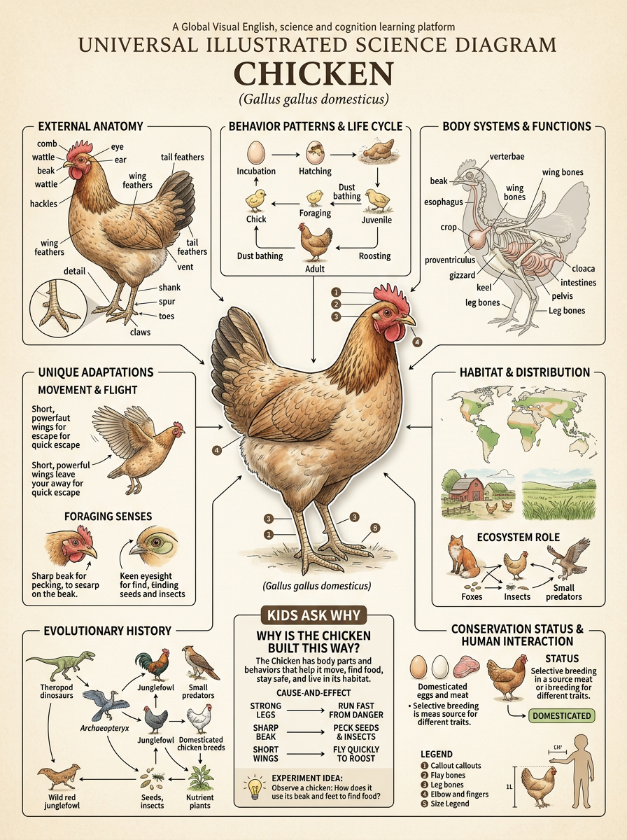 Chicken reviewed scientific diagram