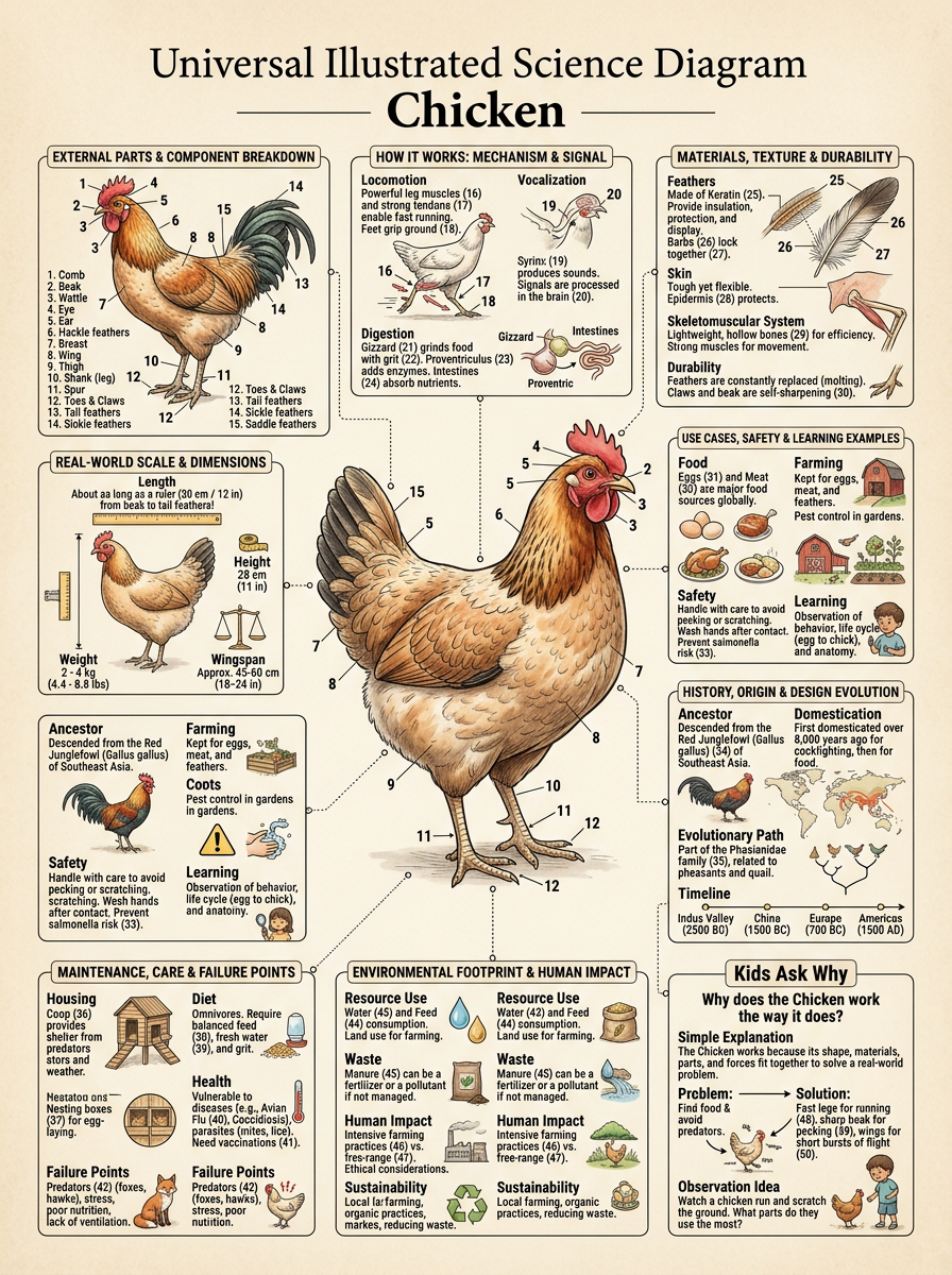 Chicken reviewed scientific diagram