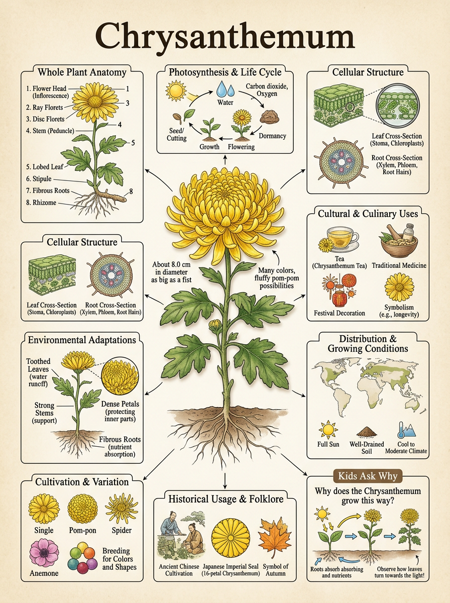 Chrysanthemum reviewed scientific diagram