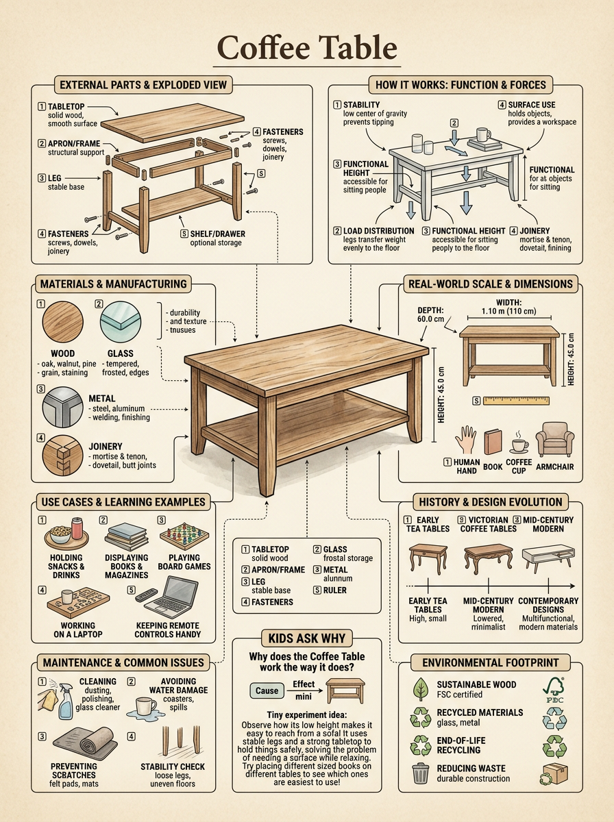 Coffee Table reviewed scientific diagram