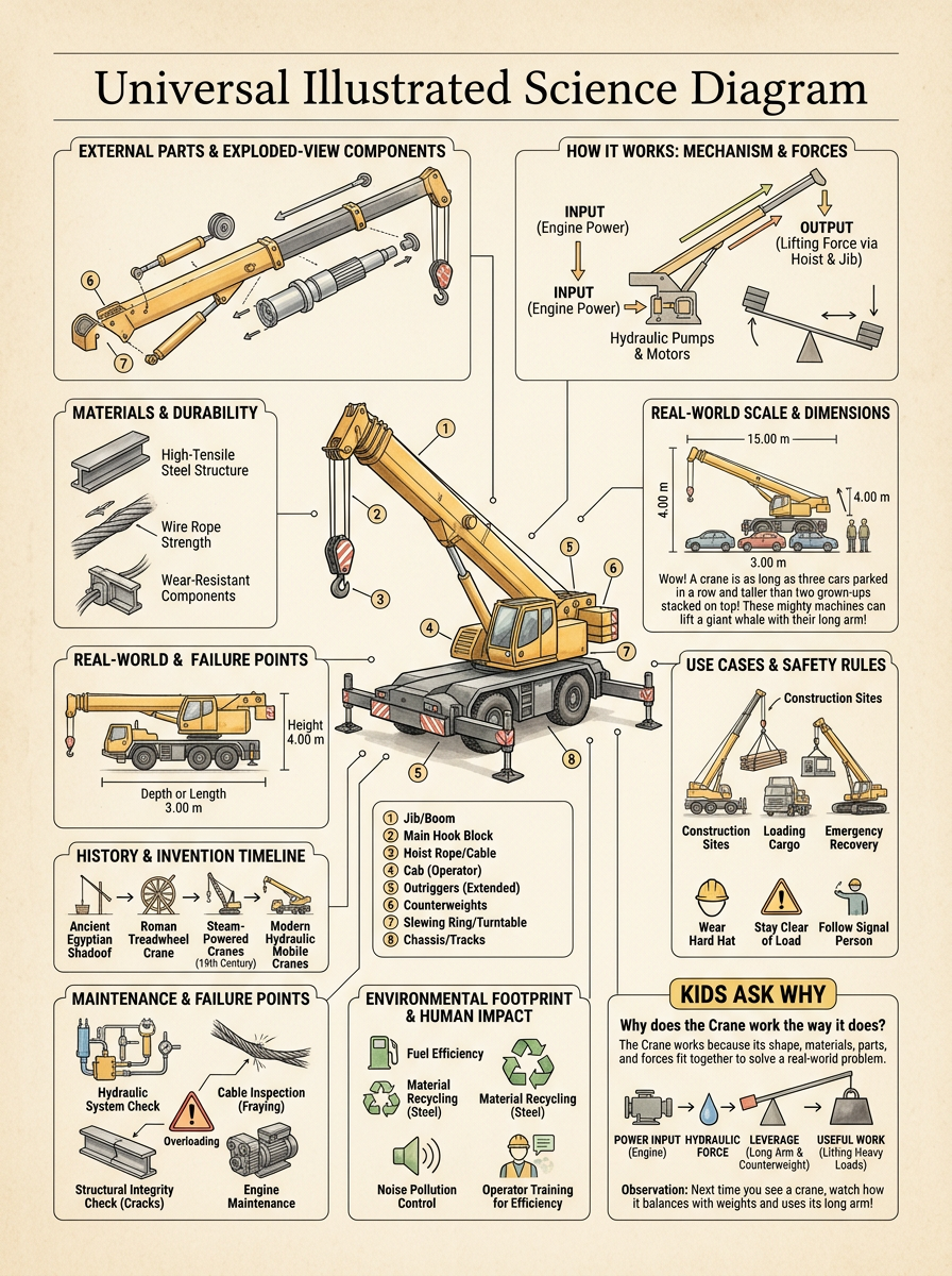 Crane reviewed scientific diagram