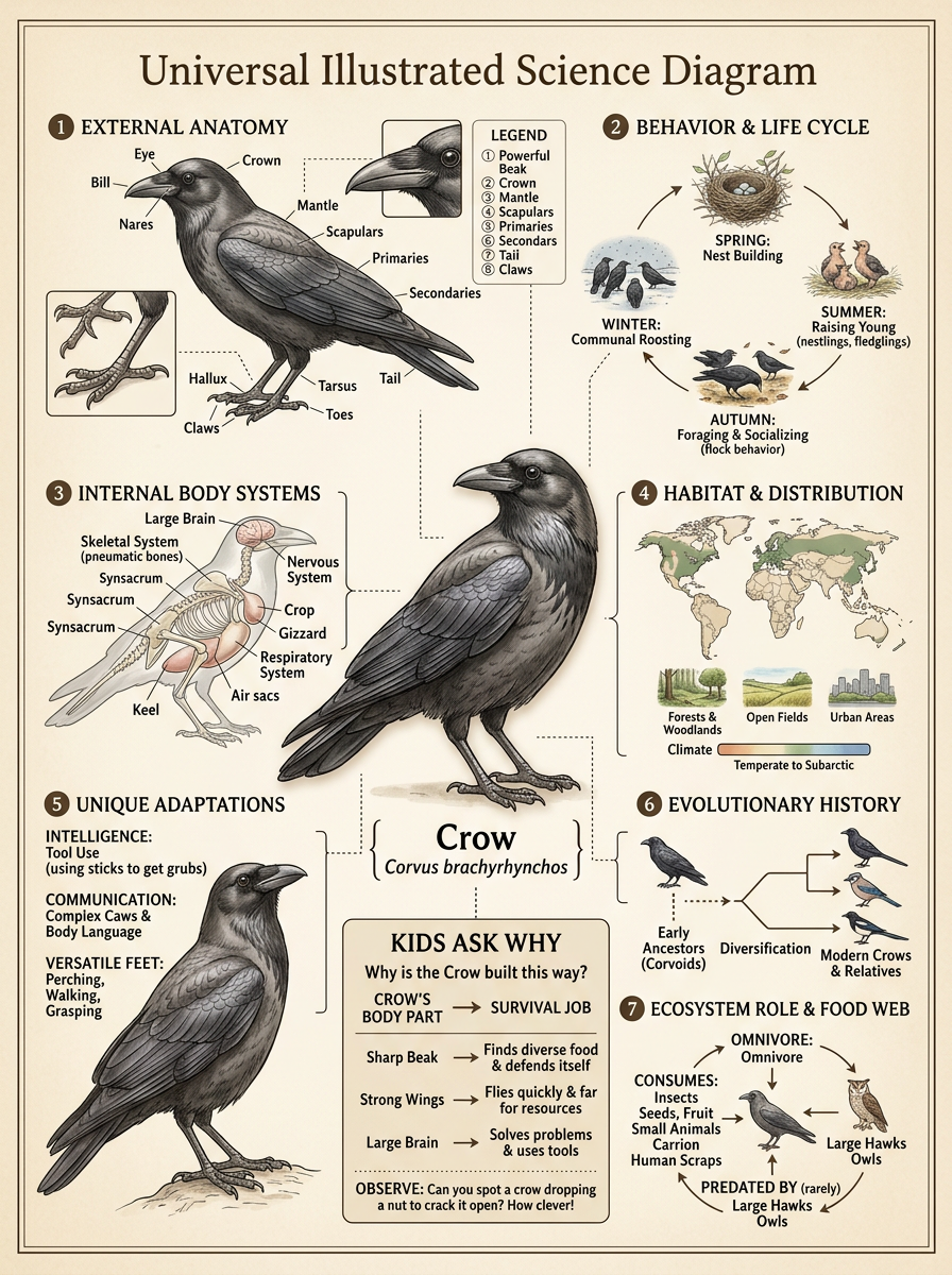 Crow reviewed scientific diagram