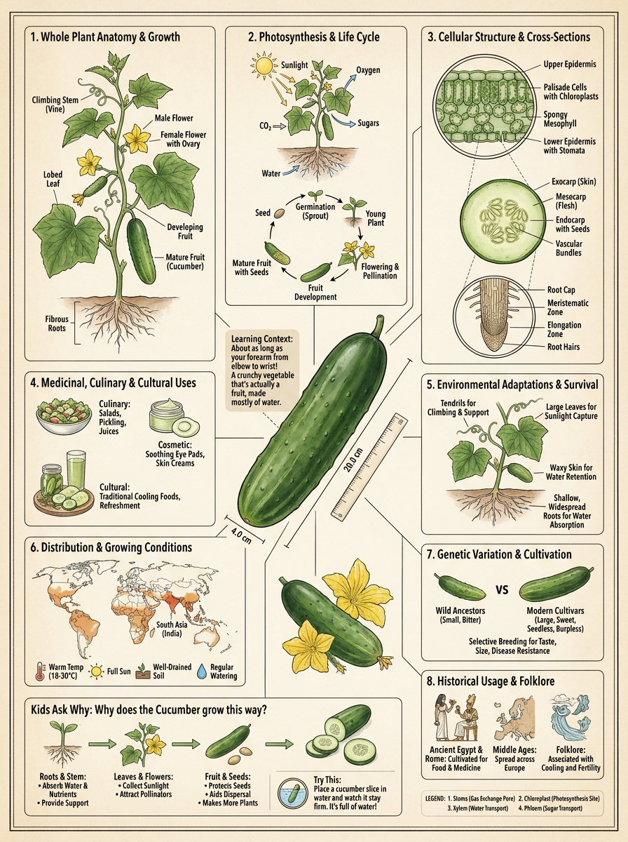 Cucumber reviewed scientific diagram