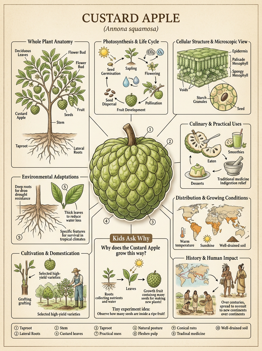 Custard Apple reviewed scientific diagram