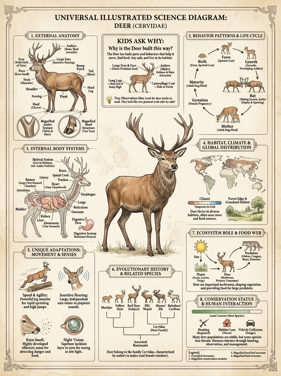 Deer reviewed scientific diagram