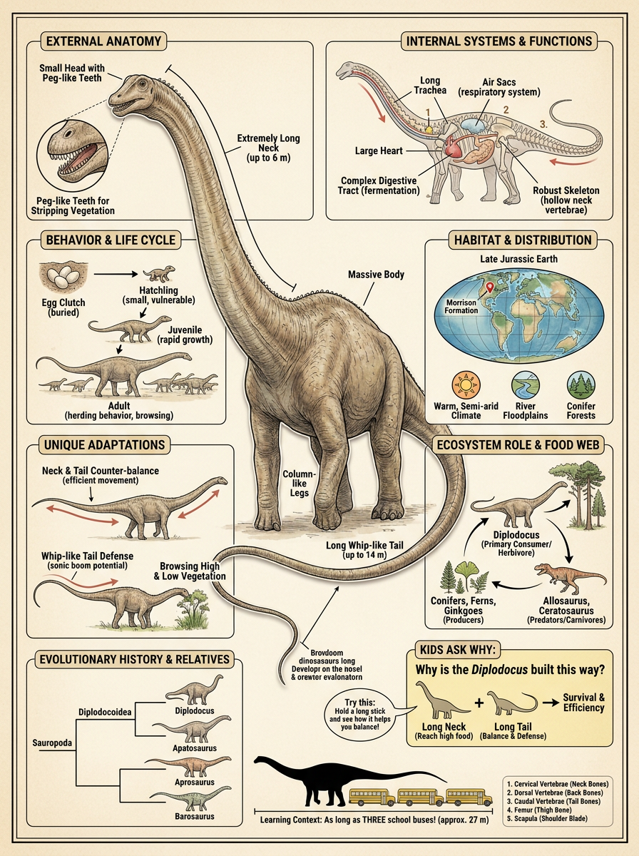 Diplodocus reviewed scientific diagram