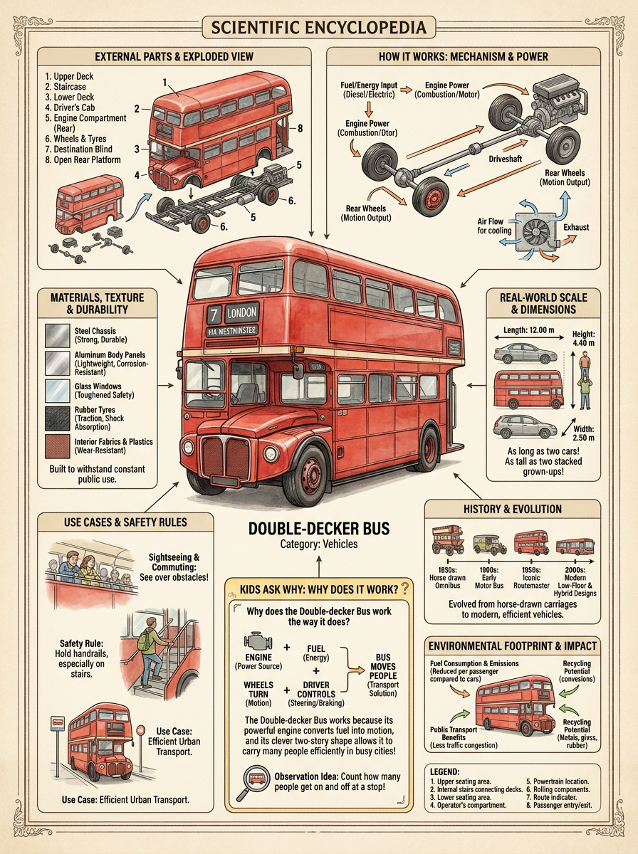Double-decker Bus reviewed scientific diagram