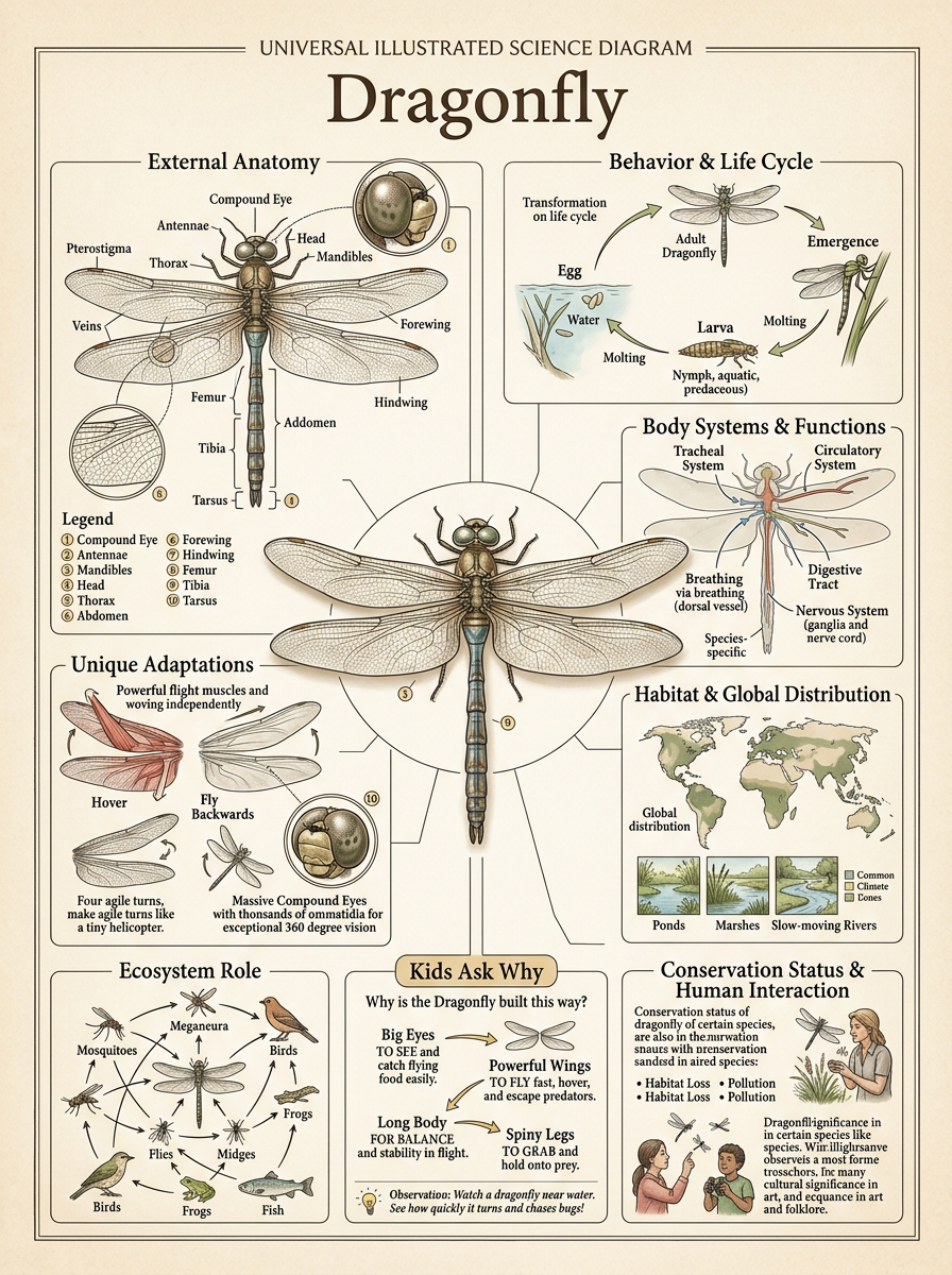 Dragonfly reviewed scientific diagram