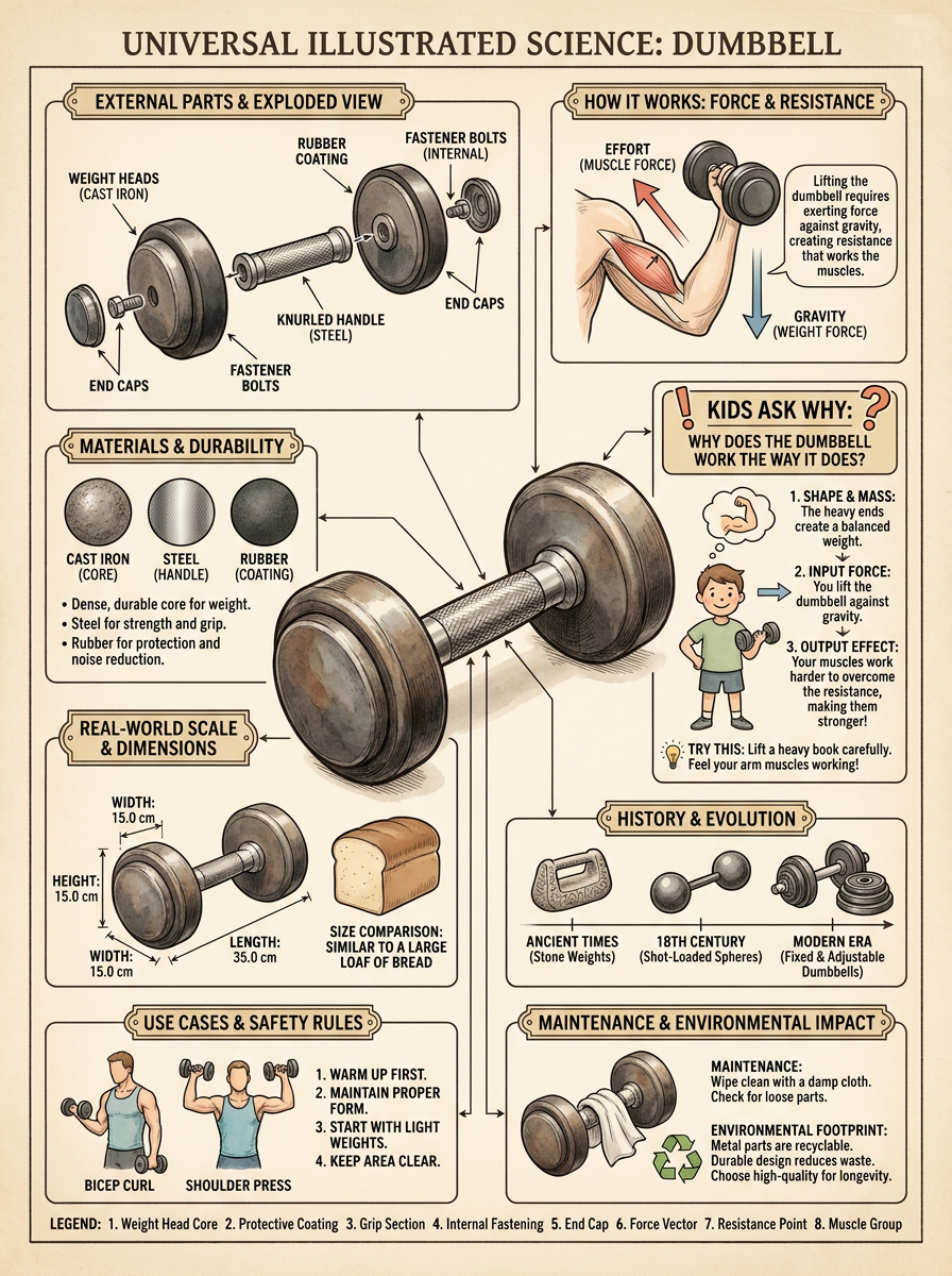 Dumbbell reviewed scientific diagram