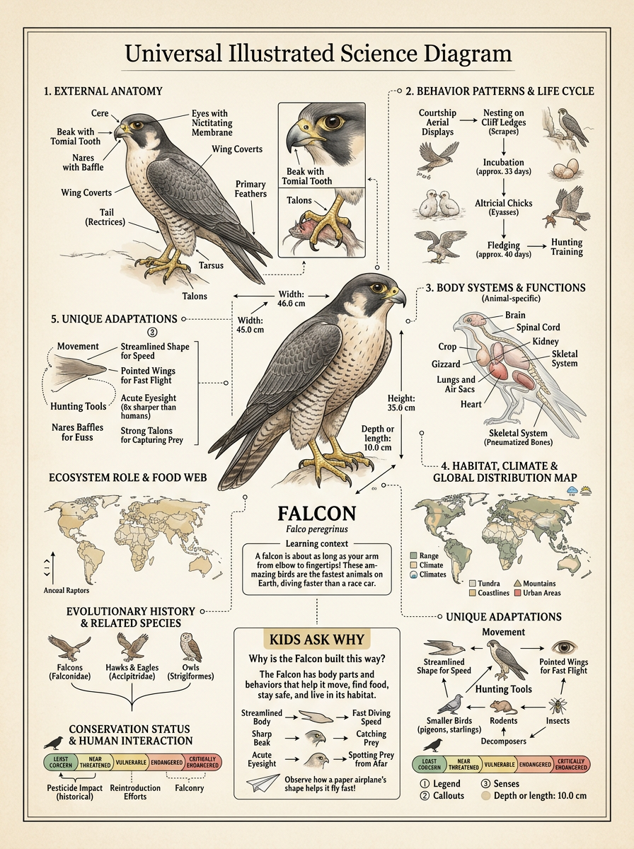 Falcon reviewed scientific diagram