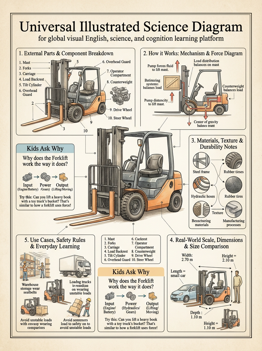 Forklift reviewed scientific diagram