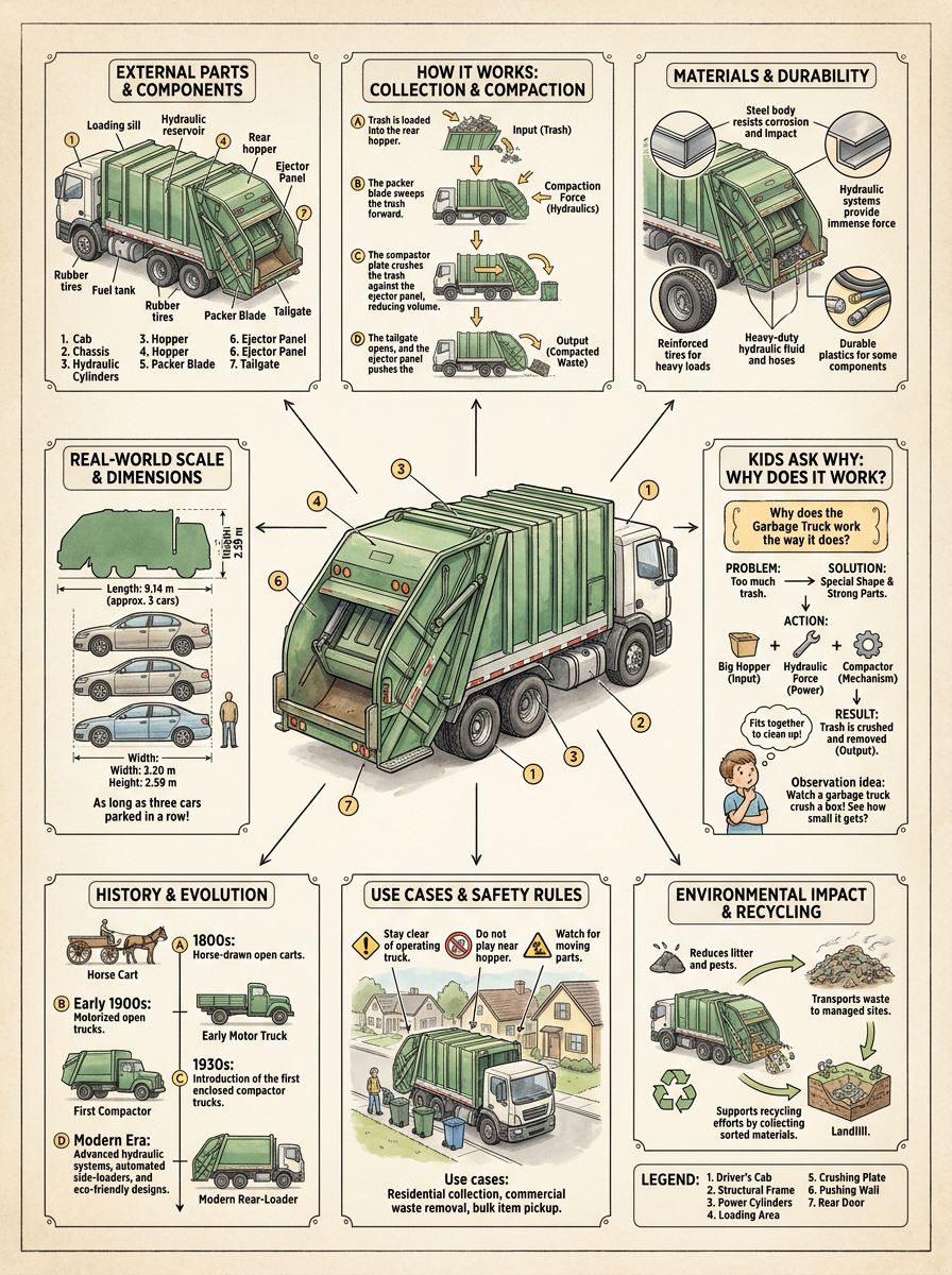 Garbage Truck reviewed scientific diagram