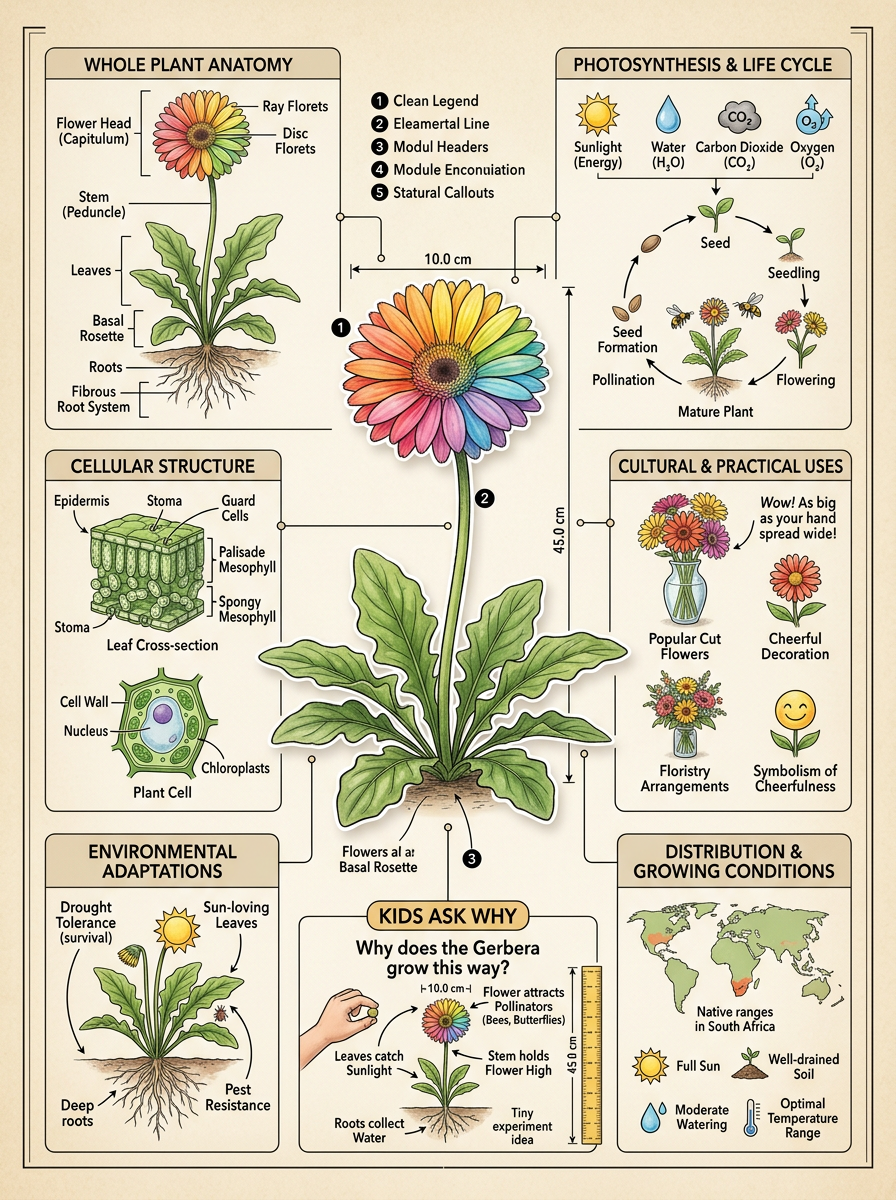 Gerbera reviewed scientific diagram