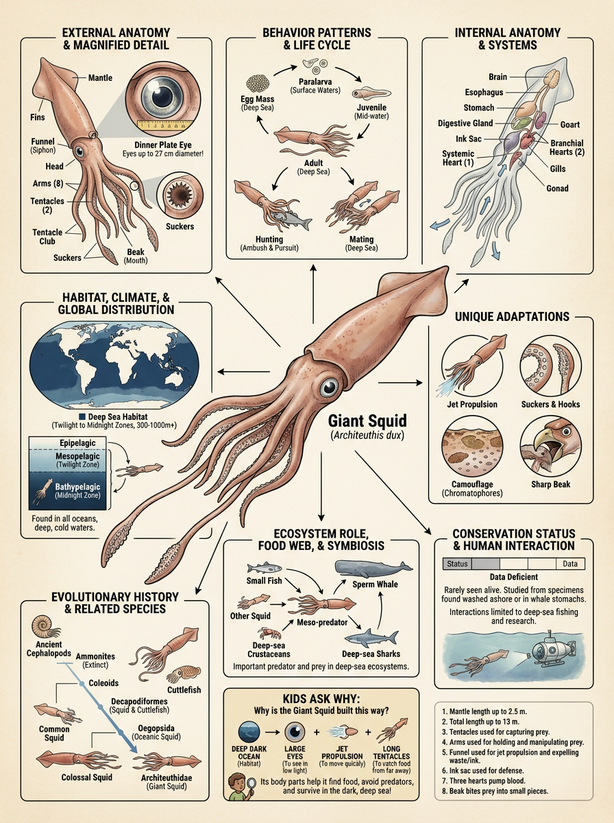 Giant Squid reviewed scientific diagram