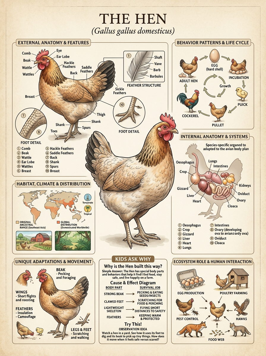 Hen reviewed scientific diagram