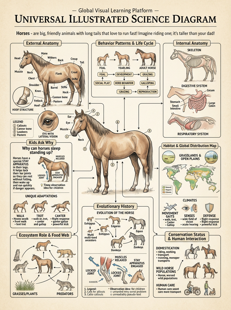 Horse reviewed scientific diagram