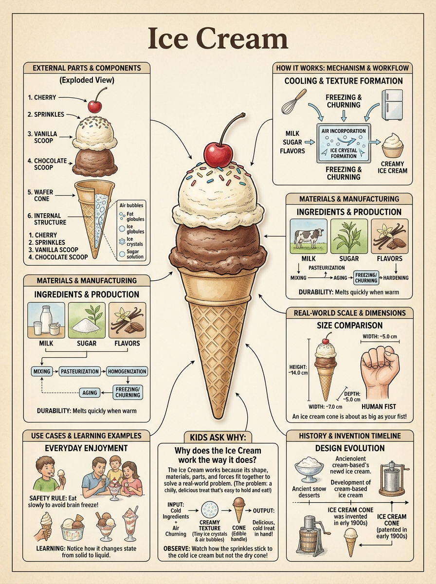 Ice Cream reviewed scientific diagram