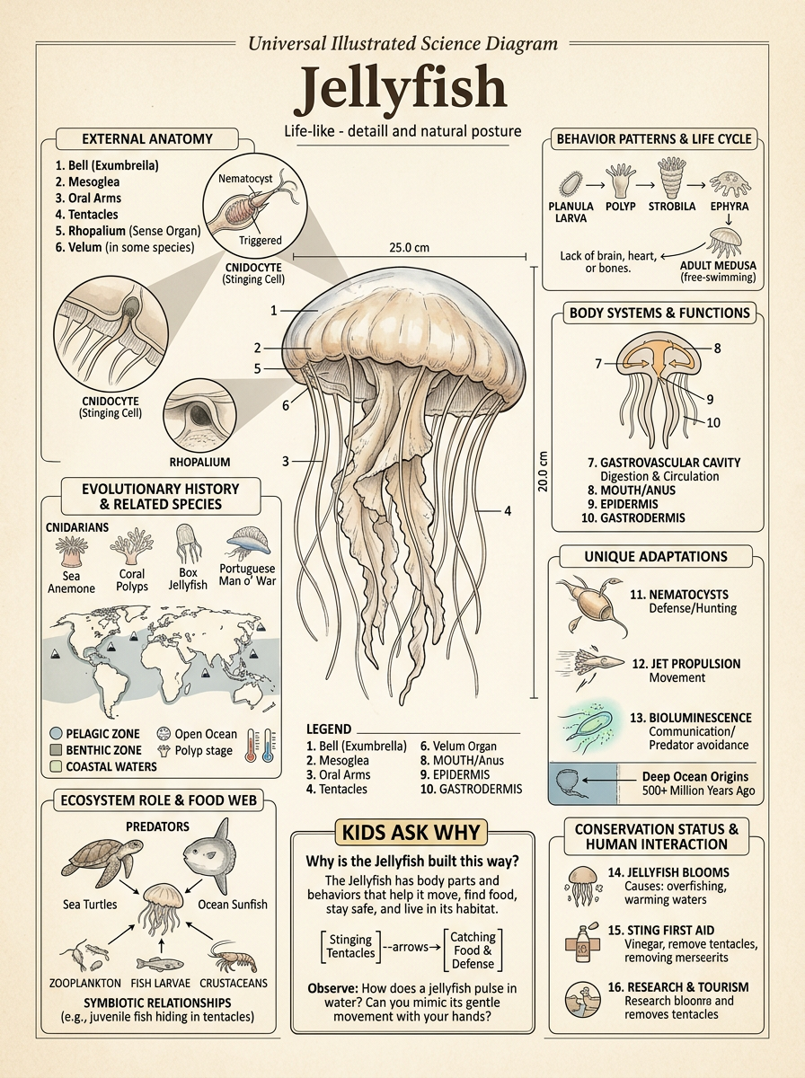 Jellyfish reviewed scientific diagram