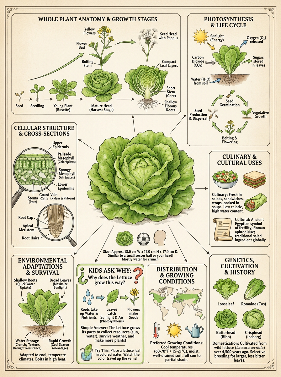 Lettuce reviewed scientific diagram
