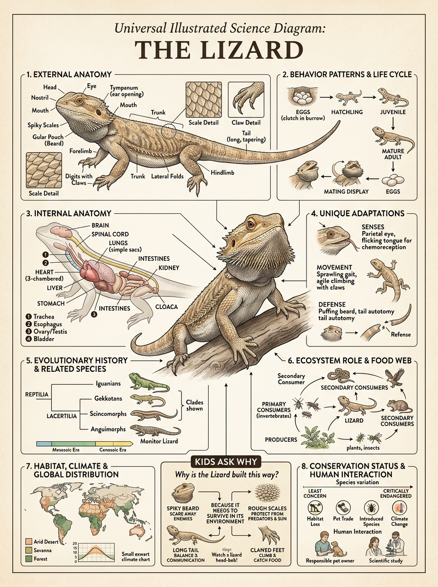 Lizard reviewed scientific diagram