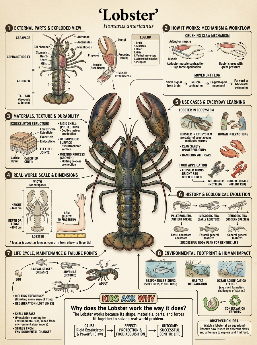Lobster reviewed scientific diagram