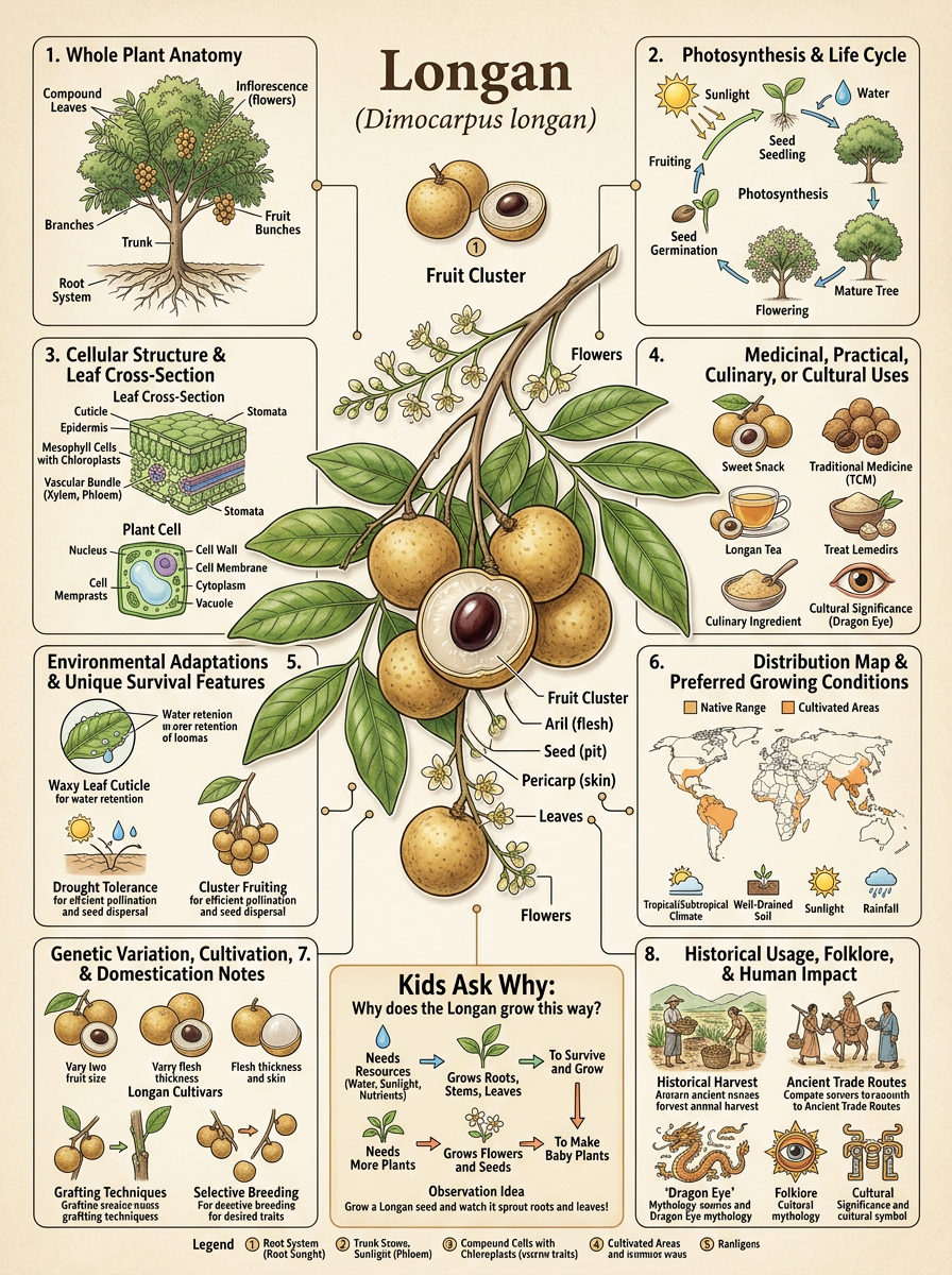 Longan reviewed scientific diagram