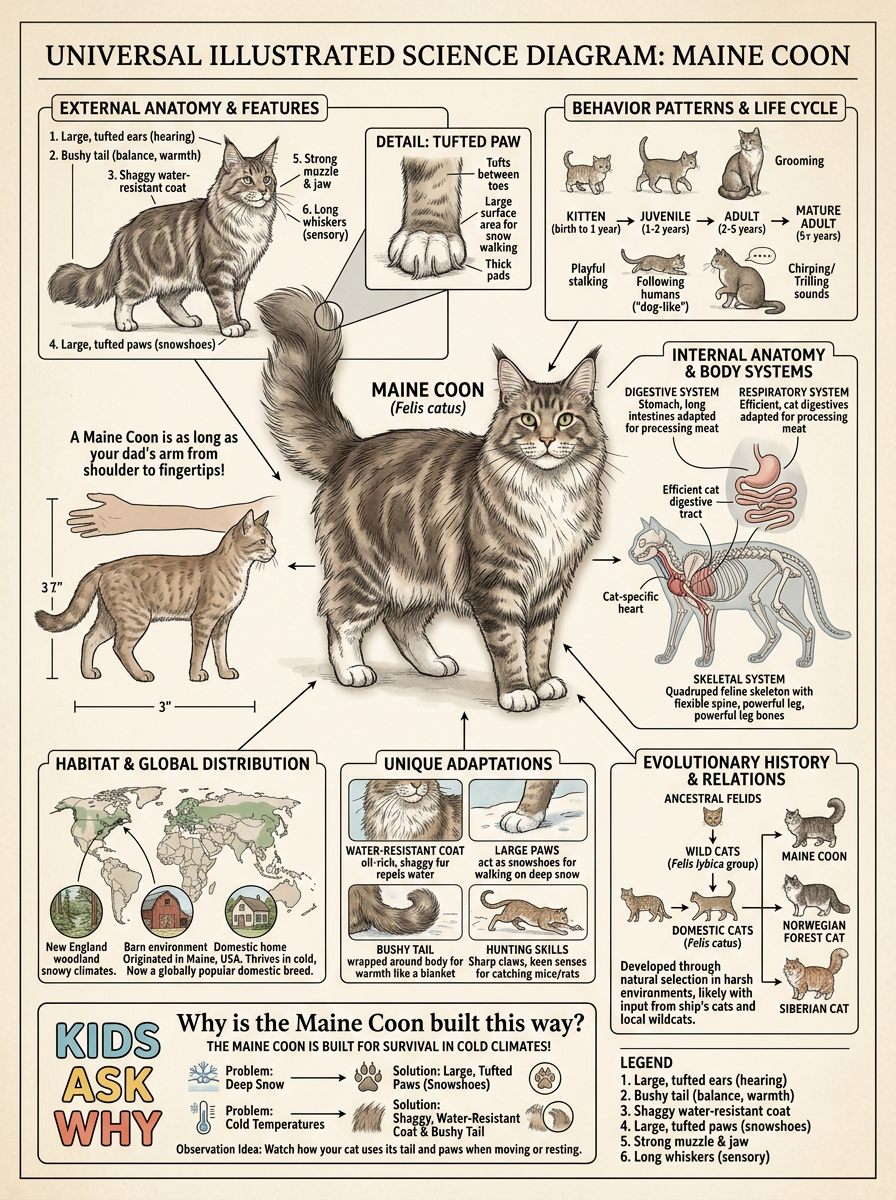 Maine Coon reviewed scientific diagram