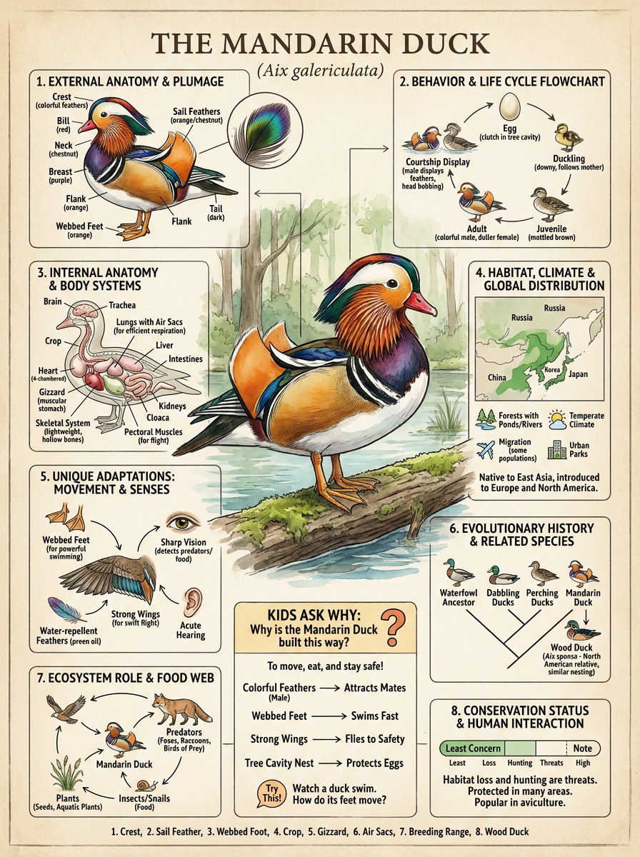 Mandarin Duck reviewed scientific diagram