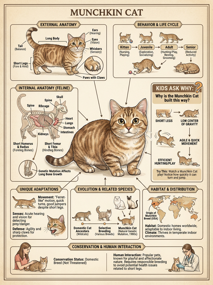 Munchkin Cat reviewed scientific diagram