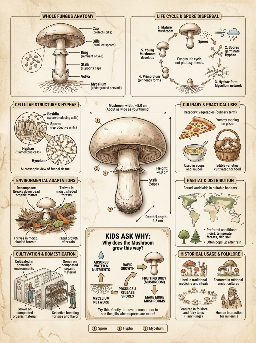 Mushroom reviewed scientific diagram