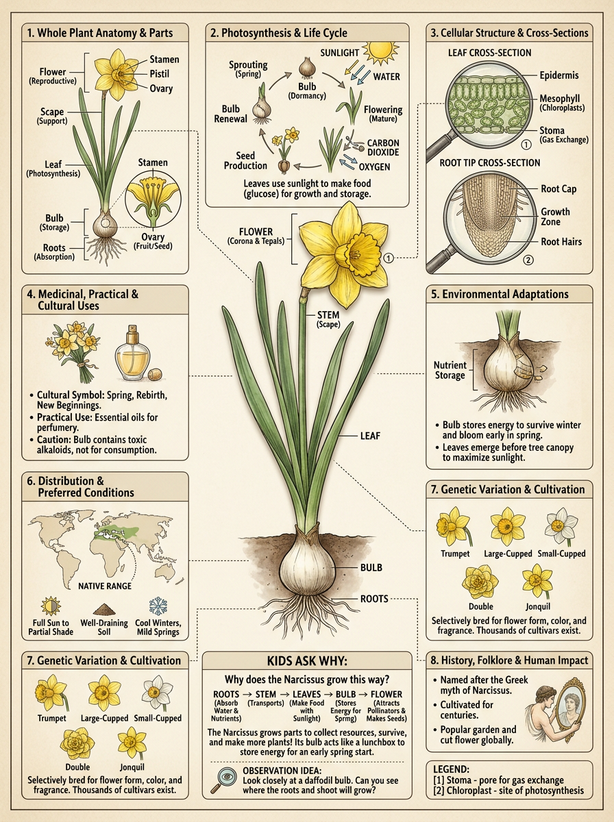 Narcissus reviewed scientific diagram