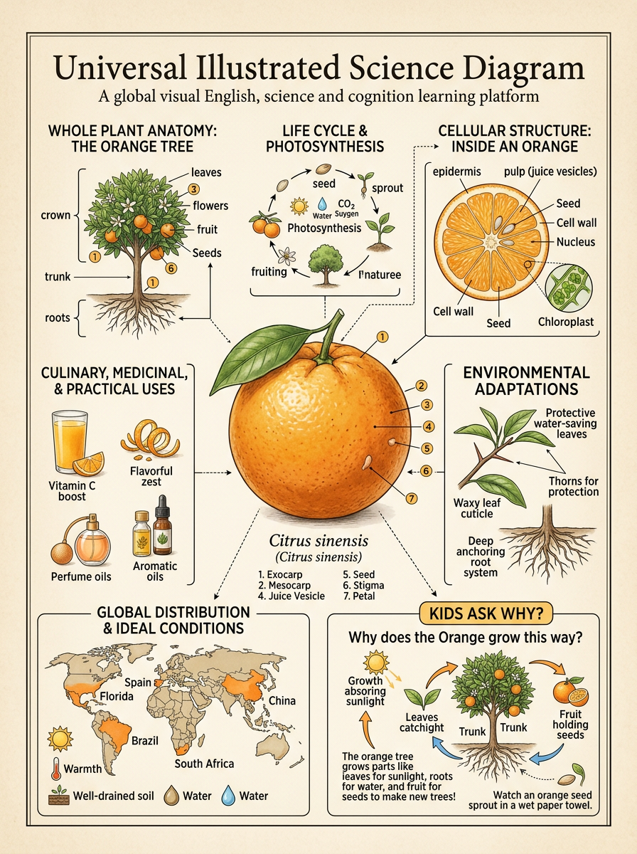 Orange reviewed scientific diagram